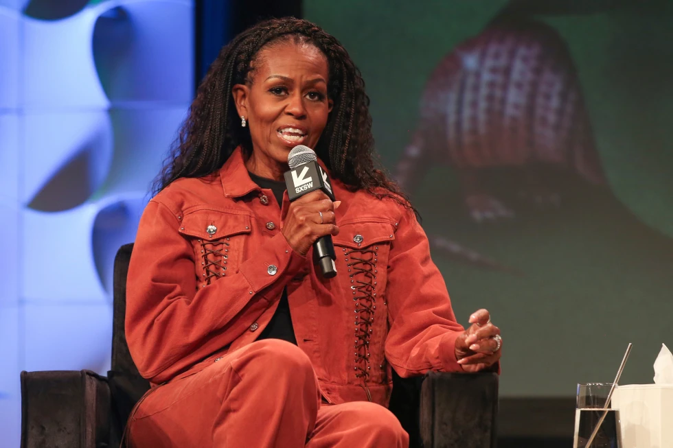 Michelle Obama will use a podcast series to promote her new book, "The Look"