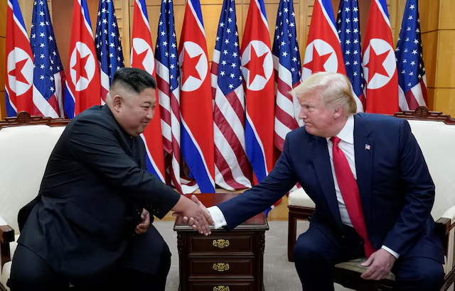 Trump officials are considering a potential meeting with Kim Jong Un