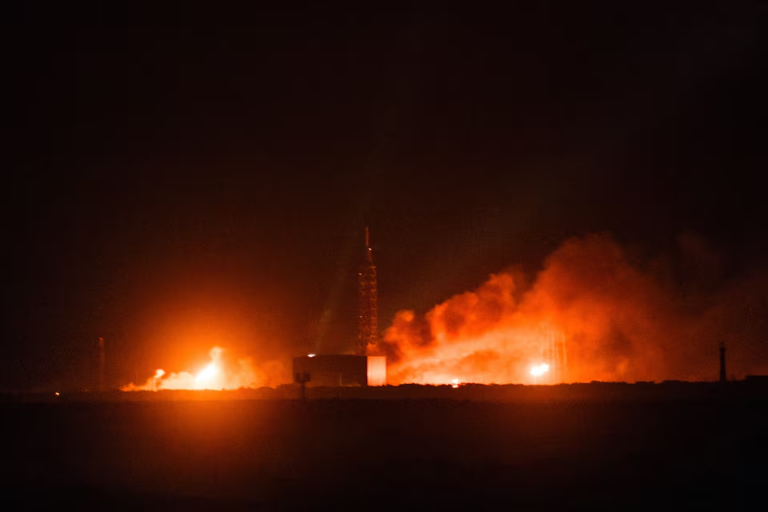 Blue Origin rocket explodes on launchpad