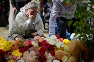the Russian strike in the Ukrainian capital has claimed