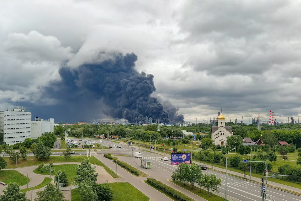 Drone Strike Hits Moscow Oil Refinery