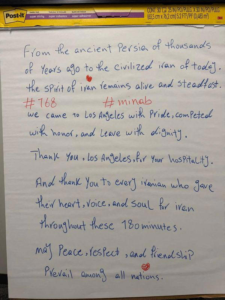 Iran's World Cup Team Thanks Los Angeles