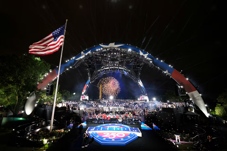 Trump Opens 16-Day Celebration of America's 250th Anniversary