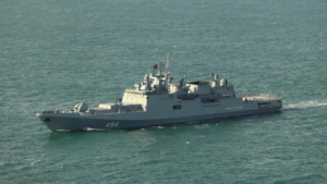 Russian Warship Fired Warning Shots