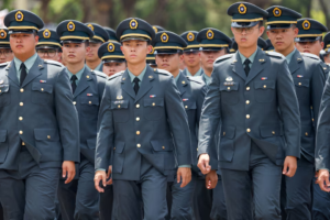 Taiwan military academy graduates