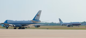 Trump Britain RAF Mildenhall