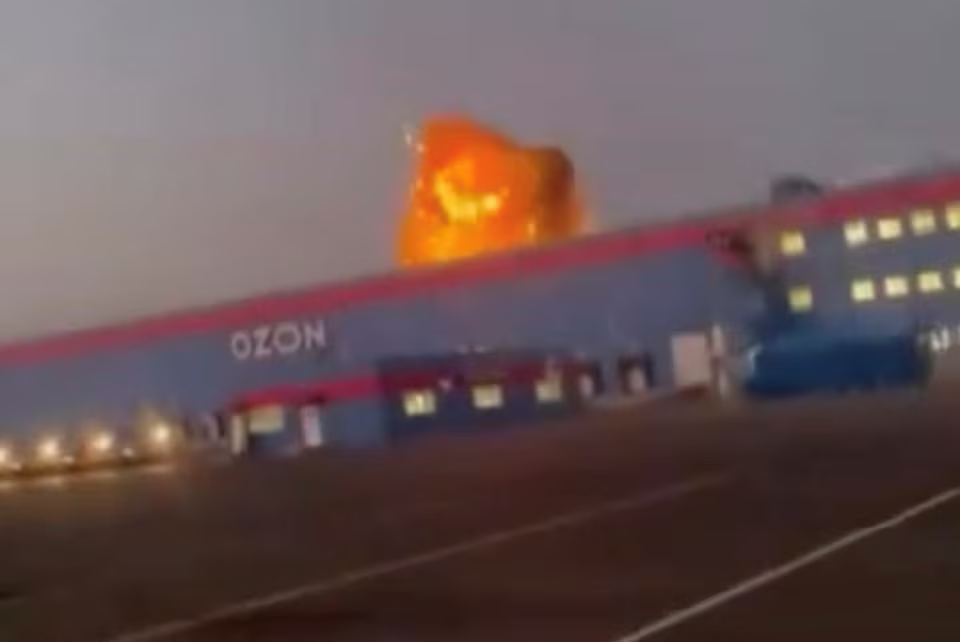 Ukraine drone strikes Ozon